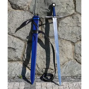 Replika zbraně Drakkaria GIRALD, středověký široký meč, 14. století