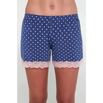 Dámské kraťasy Vamp dámské kraťasy blue boa s krajkou a puntíky, blue boa XXL i512_20813_724_6