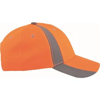 Čepice Baseballová čepice ARDON®TWINKLE s reflex. pruhy - oranžové odstíny / oranžová
