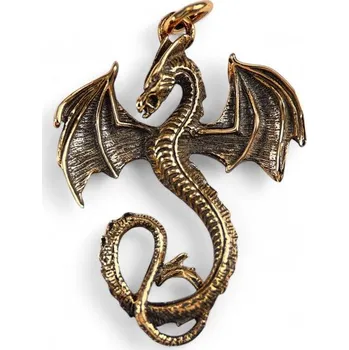 Přívěsek Megalith OKŘÍDLENÝ DRAK, bronzový přívěšek