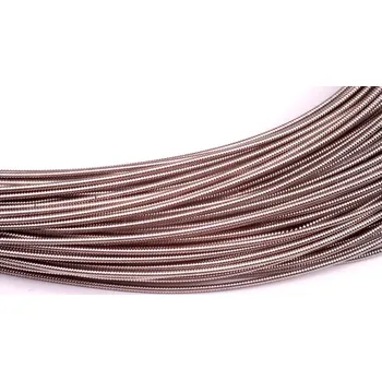 Korálek French wire platina č. 21 (1,25mm)