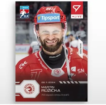 Karetní hra Hokejová karta Live Tipsport 2024-2025 - L-52 Martin Růžička