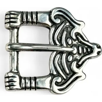 Přívěsek Drakkaria PŘEZKA Borre, vikingové, stříbrný přívěsek, 10. století, Ag 925, 22g