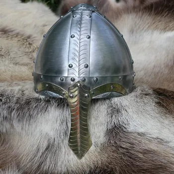 Cyklistická přilba PŘILBA NORMANKA, dětská helma´zdobená mosazí