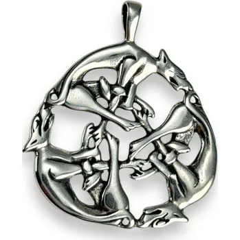 Přívěsek Drakkaria KELTŠTÍ VLCI - stříbrný přívěsek, Ag 925,10 g