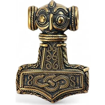 Přívěsek Drakkaria Thorovo kladivo, Erikstorp, Gotland, bronz