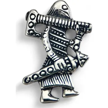 Přívěsek Drakkaria VIKING, válečník, Klahammar, stříbrný přívěsek, replika, Ag 925