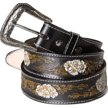 Opasek Stars & Stripes Pásek kožený WG-103 Stars & Stripes, černý Délka: 40