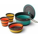 Sada nádobí Sea to Summit Frontier UL Collapsible Pot Cook Set Barva: modrá