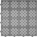 Rojaplast ATENA podlahové dlaždice 11 ks - ŠEDÁ