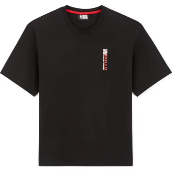 Pánské tričko Celio Tričko NBA Chicago Bulls oversize 1164109 Černá S