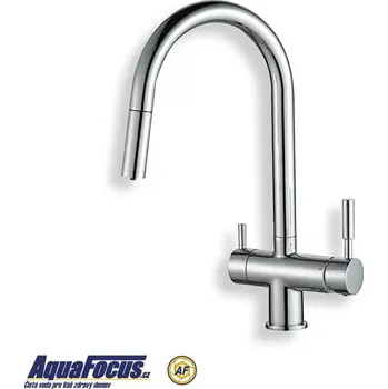 Vodovodní baterie Trojcestná stojánková vodovodní baterie Shower s otočným ramínkem a sprchovou hlavicí