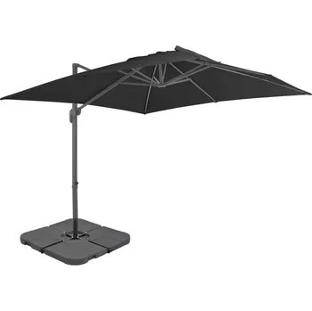 Slunečník vidaXL Zahradní slunečník s přenosným stojanem [276348] Barva: antracitová