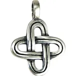 Drakkaria JEDNODUCHÝ UZEL, stříbrný přívěsek, Ag 925