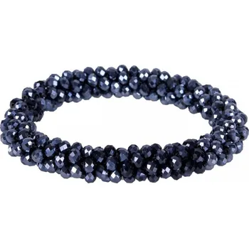 QHP Gumička do vlasů Shine QHP, navy