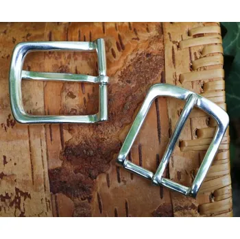 Náušnice Drakkaria Luxusní manažerská stříbrná přezka na opasek, Ag 925, 28g