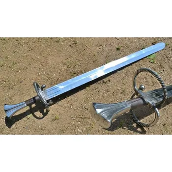 Replika zbraně Drakkaria KATZBALGER, renesanční landsknechtský meč, replika nálezu