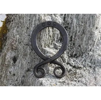 Novotný T Velký TROLLÍ KŘÍŽ, kovaná runa, nástěnná dekorace