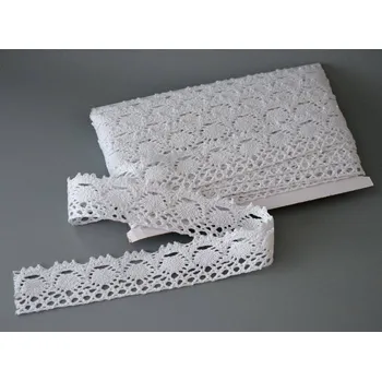 Krajka Krajka 4 cm - BÍLÁ - metráž