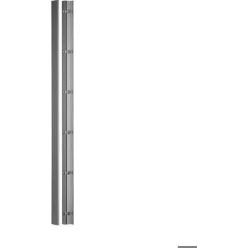 Zábradlí Stěnový profil, Easy Glass View Stěnový profil, Easy Glass View, montáž do ostění, délka 5000 mm, s předvrtanými otvory, hliník, surový