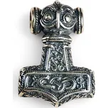 Drakkaria Thorovo kladivo, Erikstorp, Gotland, stříbrný přívěsek, Ag 925, 10 g