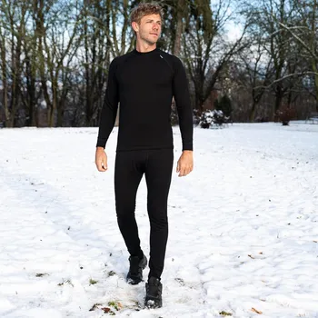 Pánské tričko TERMOVEL Pánské tričko MODAL DLR černá VELIKOST: 4XL