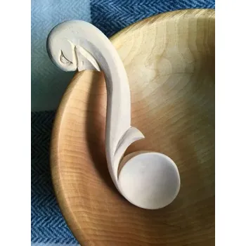 Příbor LABUŤ, vyřezávaná lžička