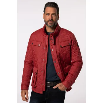 Dámská bunda JP1880, Plus size Prošívaná bunda JP1880, stojáček, mnoho kapes, do 8XL pro plnoštíhlé nadměrná velikost, 834387540-1455, červený, 6XL, Plus size oblečení, Oblečení pro vysoké muže, Nadměrné velikosti, Oblečení pro plnoštíhlé.