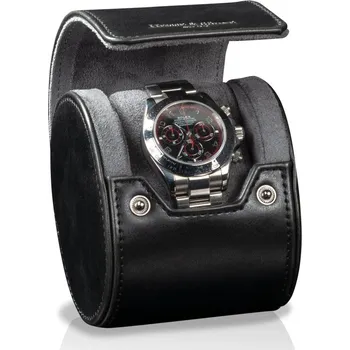 Box na hodinky Cestovní pouzdro na hodinky HEISSE & SÖHNE 70019-217.142 HS Vintage 1 - schwarz