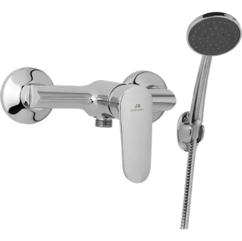 Vodovodní baterie JB Sanitary Nástěnná sprchová baterie FINERY, rozteč 150 mm, s příslušenstvím F10 60 01