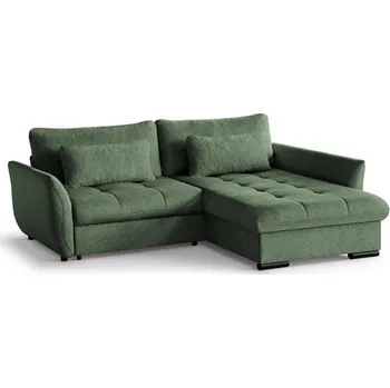 Sedací souprava CANDY NEW - Pravá rohová sedací souprava - látka Zelená -BUBBLE 12 - kolekce "MRS"(CAFU L=3 BALÍKY)(K250)NOVINKA