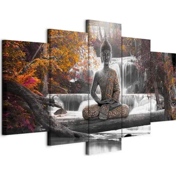 Obraz Obraz - Podzimní Buddha Velikost: 100x50 cm, Provedení: Standard