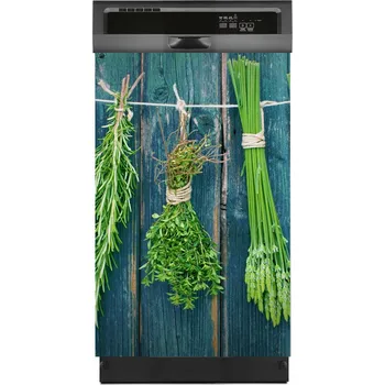 Obraz Foto-magnet na myčku Nástěnné bylinky 45x70 cm