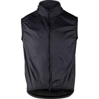 Cyklistická bunda Force vesta WIND light síťovaná záda (černá)