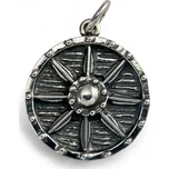 Drakkaria VIKING, štít, stříbrný přívěsek, Ag 925