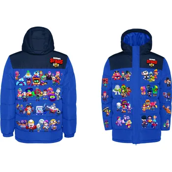 Chlapecká bunda Zimní bunda Brawl Stars se všemi postavičkami Velikost: XL, Pohlaví: Dospělá