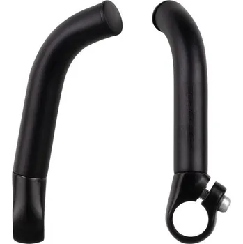 Rohy na řídítka Force rohy B4.3 14,5 cm Al (černá matná)