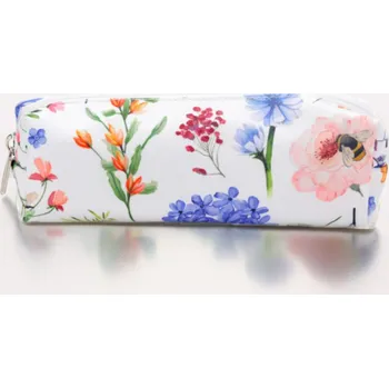 Penál Látková pouzdro na drobnosti s květinovým motivem
