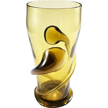 Sklenice Milaglass LEONARDA, zelené lesní sklo, číše