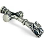 Drakkaria FENRIR - ISLANDSKÝ VLČÍ KŘÍŽ, stříbrný přívěsek, Ag 925, 11g