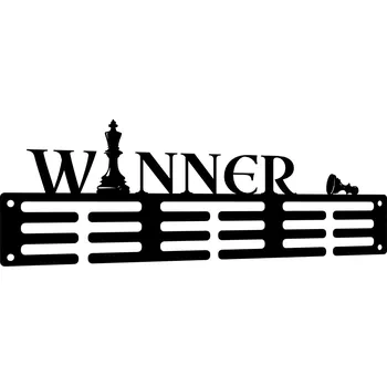 Věšák Organizér Držák na medaile Věšák DŘEVĚNÝ Vítěz Šachista Šachy