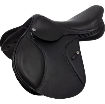 Jezdecké sedlo ACAVALLO Sedlo skokové KC Race 2.6 Comfort Acavallo, černé Velikost posedlí: 17,5"
