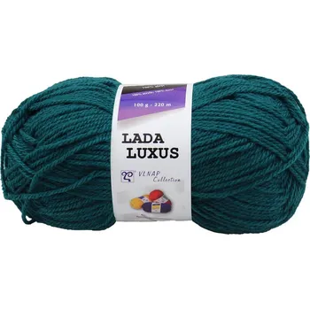 Příze Vlnap příze Lada Luxus 55097 paví zelená