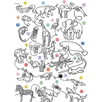 Plakát Plakát, Obraz - The Animal Alphabet, Hanna Lee Tidd