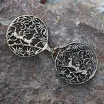 Drakkaria JELENI, plášťová spona, bronz