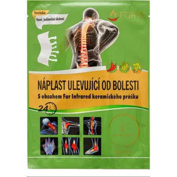 Náplast Forte Far Infrared náplast ulevující od bolesti 12 x 18 cm