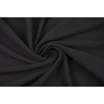 Bavlněný úplet 100 % bavlna, 210 g/m2 Barva: černý