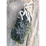 Drakkaria NIXIA, stříbrný přívěsek s vltavínem, Ag 925