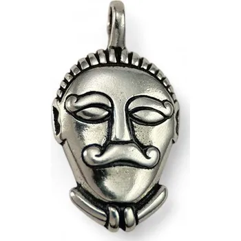 Přívěsek Drakkaria KELTSKÁ HLAVA, Mšecké Žehrovice, stříbrný přívěsek, Ag 925
