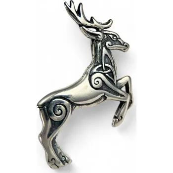 Přívěsek Drakkaria KELTSKÝ JELEN, stříbrný přívěsek, Ag 925